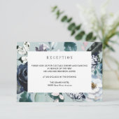 サムシングブルー　ウェディング　レセプションの詳細 エンクロージャーカード (スタンド正面)