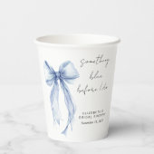 サムシングブルー コケッタ リボン ブライダルシャワー 紙コップ (裏面)