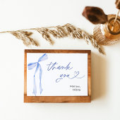 サムシングブルー ビフォー アイ ドゥ ブライダル サンクス カード