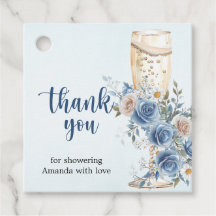 サムシングブルー ブライダルシャワーのお礼