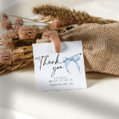 サムシングブルー ブライダルシャワーボウ 御礼 フェイバータグ