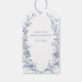 サムシングブルー ブライダルシャワー ディスプレイシャワー ギフトタグ (裏面)