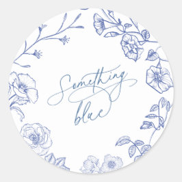サムシングブルー ブライダルシャワー ラウンドシール