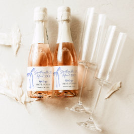 サムシングブルー ボウ ブライダルシャワー, ブライダルブランチ スパークリングワインラベル