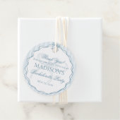 サムシングブルー ランジェリー シャワー ブライズパーティー フェイバータグ (インサイチュ)