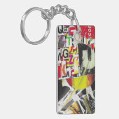 サムシング ドット コム コラージュ キーホルダー (正面左)