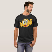 サムスアップスマイリーフェイス3 Tシャツ (正面フル)