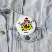 サムスアップ、おもしろいピエロテンプレート、 缶バッジ (インサイチュ)