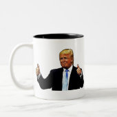 サムスアップ – Donald Trump ツートーンマグカップ (左)
