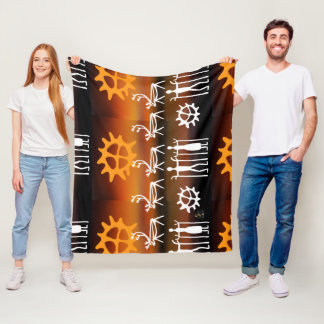 サムスクインスピレーションsamiska tecken フリースブランケット