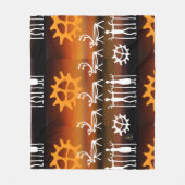 サムスクインスピレーションsamiska tecken フリースブランケット (正面)