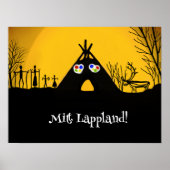 サムスクボプラッツgul svart ポスター (正面)