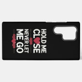 サムスンのケースを閉じて私を保持 SAMSUNG GALAXYケース (裏面横)