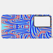 サムスンのケース、アエレガントン数々のカラーデザインSamsun Samsung Galaxyケース (裏面横)