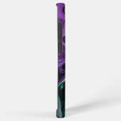 サムスンの場合は緑の紫の色！ SAMSUNG GALAXYケース (右側面)