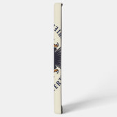 サムスンガラックスのアメリカの愛国心のハゲのイーグルのケース SAMSUNG GALAXYケース (左側面)