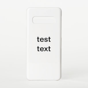 サムスンギャラクシーのテスト SAMSUNG GALAXY S10ケース