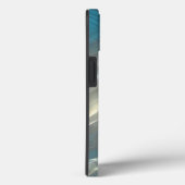サムスンギャラクシーの抽象芸術ブルーと銀ケース Case-Mate iPhoneケース (裏面 / 右)