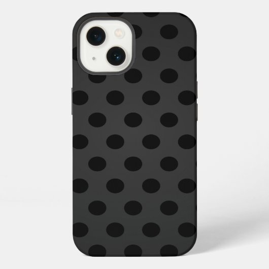 サムスンギャラクシーノート4ケース黒い水玉 iPhoneケース (裏面)