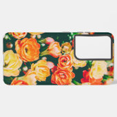 サムスンギャラクシーフォンケース、フローラ、美しい SAMSUNG GALAXYケース (左側面)