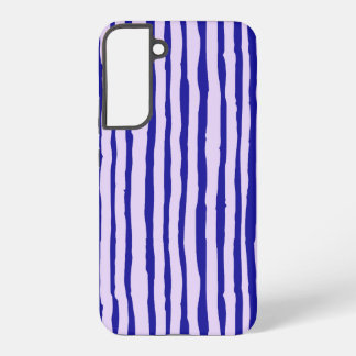 サムスンギャラクシー携帯ケース青いストライプ SAMSUNG GALAXY S22+ケース