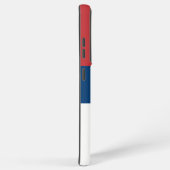 サムスンギャラクシーS21ウルトラケースとセルビア国旗 SAMSUNG GALAXYケース (右側面)