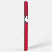 サムスンギャラクシーS21ウルトラケースとデンマーク国旗 SAMSUNG GALAXYケース (右側面)