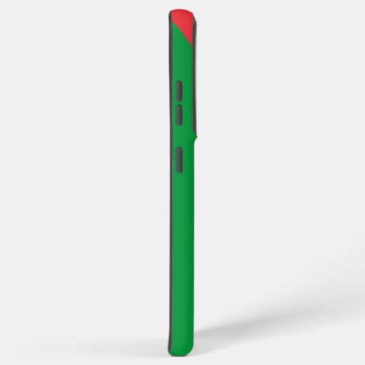 サムスンギャラクシーS21ウルトラケースとパレスチナ国旗 SAMSUNG GALAXYケース (右側面)