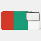 サムスンギャラクシーS21ウルトラケースとブルガリア国旗 SAMSUNG GALAXYケース (左側面)