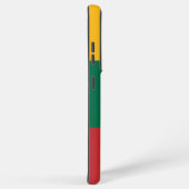 サムスンギャラクシーS21ウルトラケースとリトアニア国旗 SAMSUNG GALAXYケース (右側面)