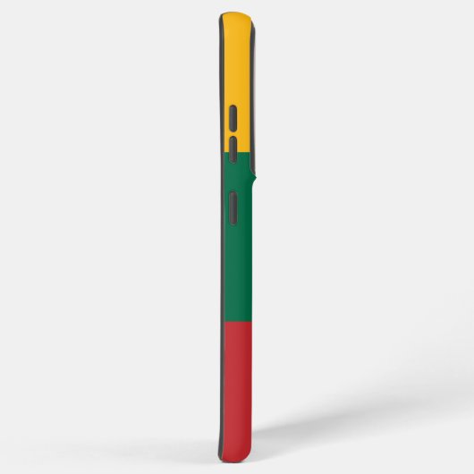 サムスンギャラクシーS21ウルトラケースとリトアニア国旗 SAMSUNG GALAXYケース (右側面)