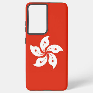 サムスンギャラクシーS21ウルトラケースと香港国旗 SAMSUNG GALAXY S21 ULTRAケース