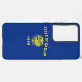 サムスンギャラクシーS21ウルトラケースオレゴン州旗 SAMSUNG GALAXYケース (左側面)