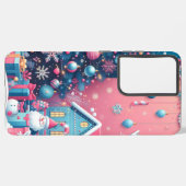 サムスンギャラクシーS21ウルトラケースクリスマスエディション SAMSUNG GALAXYケース (左側面)