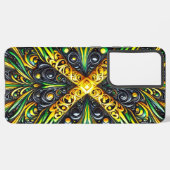 サムスンギャラクシーS21ウルトラケースジャマイカカラー SAMSUNG GALAXYケース (左側面)