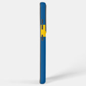 サムスンギャラクシーS21ウルトラケーススウェーデン国旗 SAMSUNG GALAXYケース (右側面)