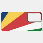 サムスンギャラクシーS21ウルトラケースセーシェル色 SAMSUNG GALAXYケース (左側面)