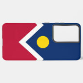 サムスンギャラクシーS21ウルトラケースデンバー国旗 SAMSUNG GALAXYケース (左側面)