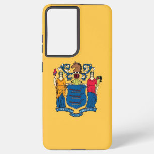 サムスンギャラクシーS21ウルトラケースニュージャージー州旗 SAMSUNG GALAXY S21 ULTRAケース