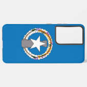 サムスンギャラクシーS21ウルトラケースノーザンマリアナ SAMSUNG GALAXYケース (左側面)