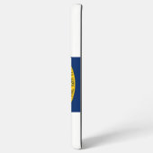 サムスンギャラクシーS21ウルトラケースノースカロライナ州旗 SAMSUNG GALAXYケース (裏面横)