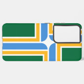 サムスンギャラクシーS21ウルトラケースポートランド国旗 SAMSUNG GALAXYケース (左側面)