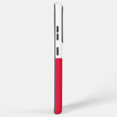 サムスンギャラクシーS21ウルトラケースポーランド国旗 SAMSUNG GALAXYケース (右側面)