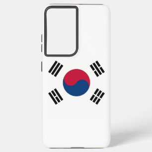 サムスンギャラクシーS21ウルトラケース韓国の国旗 SAMSUNG GALAXY S21 ULTRAケース