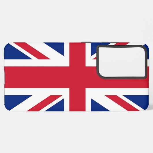 サムスンギャラクシーS21ウルトラ統一されたケースキングダム国旗 SAMSUNG GALAXYケース (左側面)