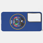 サムスンギャラクシーS21ウルトラ・ケースとユタ州旗 SAMSUNG GALAXYケース (左側面)