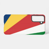 サムスンギャラクシーS21ケースセーシェル色 SAMSUNG GALAXYケース (裏面横)