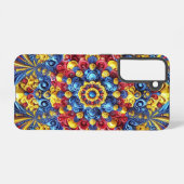 サムスンギャラクシーS21ケースルーマニアの色 SAMSUNG GALAXYケース (裏面横)