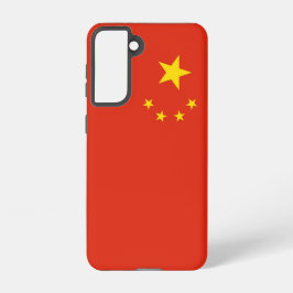サムスンギャラクシーS21ケース中国国旗 SAMSUNG GALAXY S21ケース