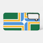 サムスンギャラクシーS21ケース国旗ポートランド SAMSUNG GALAXYケース (裏面横)